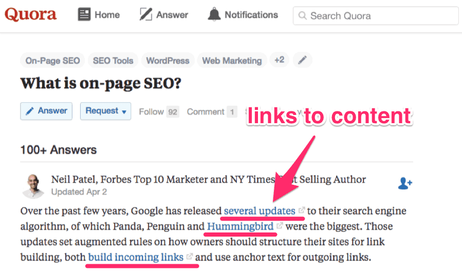 seo là gì trên qoura