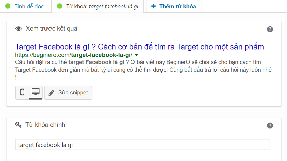 Tiêu đề bài viết chuẩn SEO