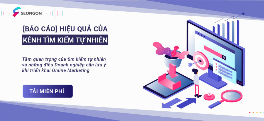 báo cáo hiệu quả của kênh tìm kiếm tự nhiên