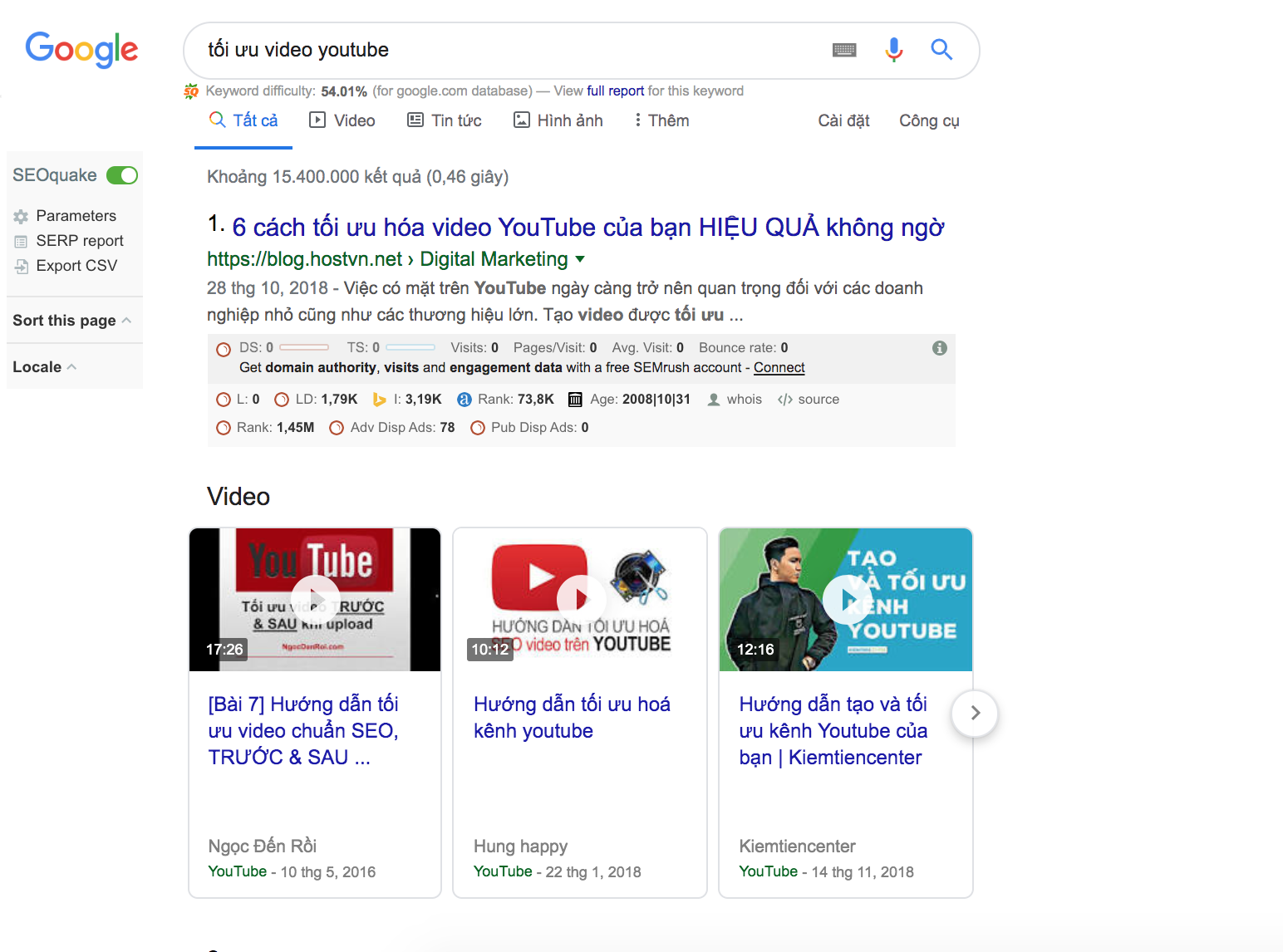 SEO Youtube