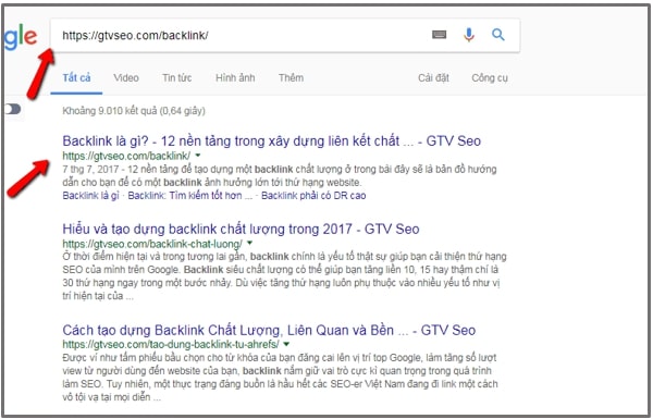 kiểm tra google index - submit url google để google index nhanh hơn