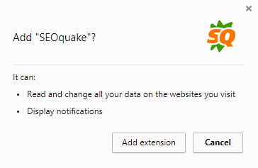 cài seoquake for chrome